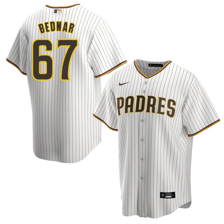 Nike Men #67 David Bednar San Diego Padres Baseball Jersey Sale-White